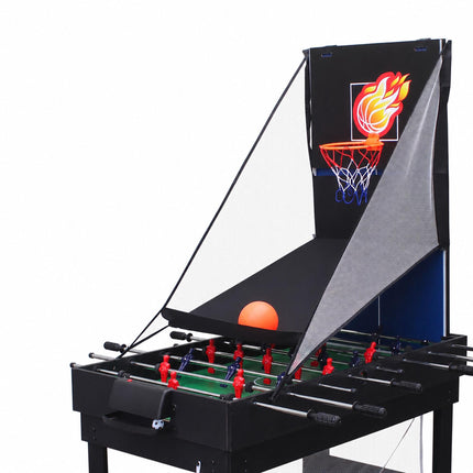 20-in-1 Multi-Game Table Set – Black, MDF, 81x107x60.5 cm