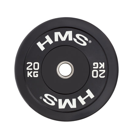 20 kg Black Olympic Bumper Plate