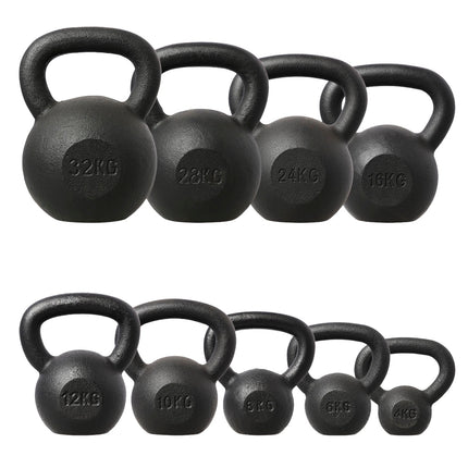 20 kg Kettlebell aus Gusseisen für Krafttraining