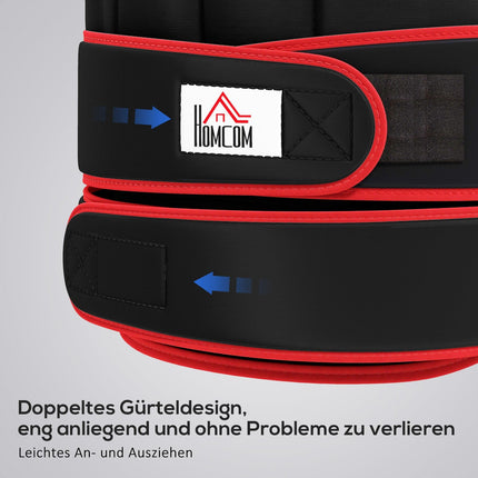Adjustable 20 kg training vest, double straps, Oxford fabric