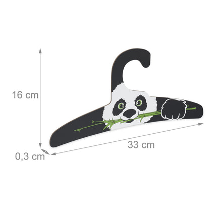 20x Kinderkleiderbügel Panda