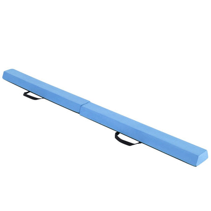 210 cm balance beam gymnastics beam foldable gymnastics beam non-slip balance beam up to 73 kg blue