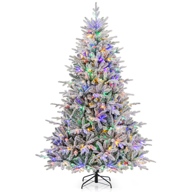 218 cm Artificial Christmas Tree with 350 LED Lights