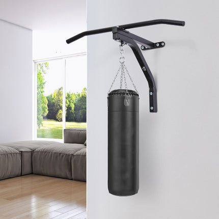 Wall-mounted box holder, steel, 130 kg capacity