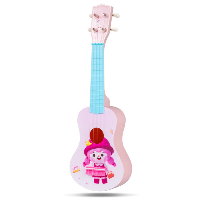 21-Zoll Rosa Kinder-Ukulele, Nylonsaiten, Anfängerfreundlich