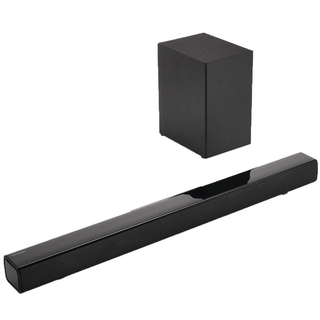 2.1 Soundbar System, 100W, Wireless Subwoofer, Bluetooth