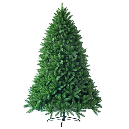 Umělý vánoční stromek 225 cm, PVC jehličí, zelený
