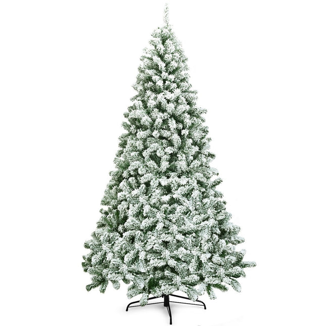 225 cm Hoher künstlicher Weihnachtsbaum Snowy mit Metallständer