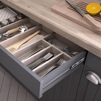 22-Inch Soft-Close Full Extension Drawer Slides, 6 Pairs