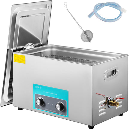 22L Ultrasonic Cleaner, 40kHz Stainless Steel, Heater Timer