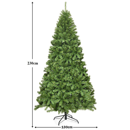 230 cm Künstlicher Weihnachtsbaum mit Metallständer