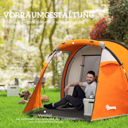 2-3 Person Camping Tent, Waterproof, With Carry Bag