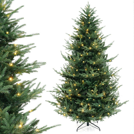 240 cm künstlicher Weihnachtsbaum mit 450 LED-Leuchten