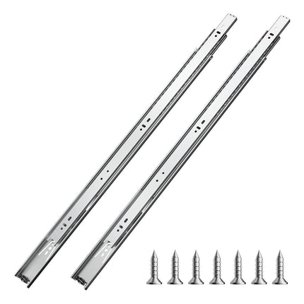 24 Inch Drawer Slides, 10 Pairs, Full Extension, 100 lb