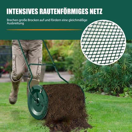 24" hoher Kompoststreuer, Torfstreuer mit verbessertem U-förmigen Griff