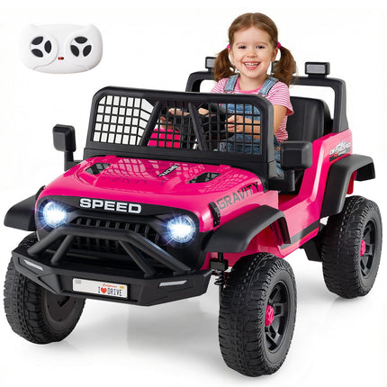 24V Elektro Kinderauto mit Fernbedienung, Musik, LED-Lichtern
