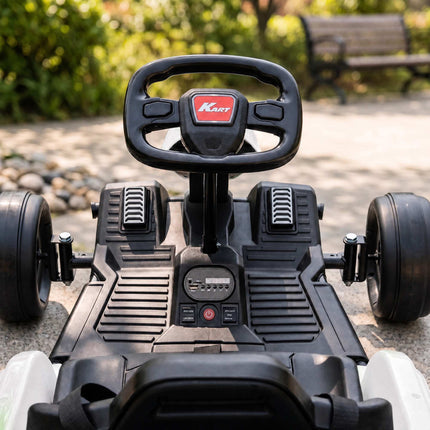 24V Electric Kids Go-Kart with Drift Function, Adjustable Seat