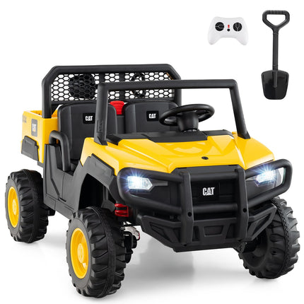 24V Kids Electric Dump Truck, 2-Seater, Remote Control