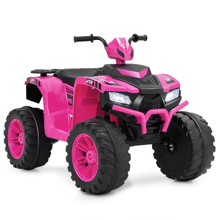 24V Kinder Elektro Quad, 2-Gang, Kabellose Musik, Pink