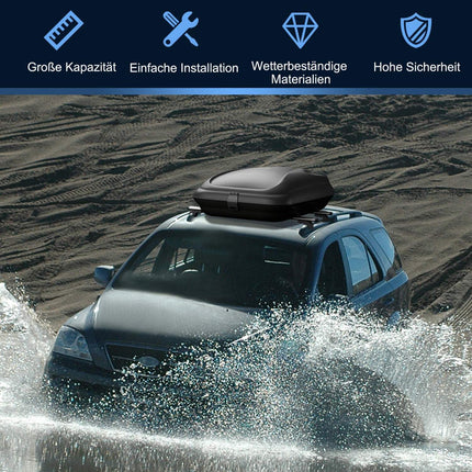 250L Roof Cargo Box with Lock, Keys & Straps