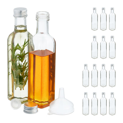 250 ml Glasflaschen für Likör, Saft, Öl
