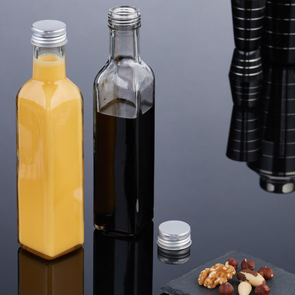 250 ml Glasflaschen für Likör, Saft, Öl