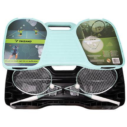 25515 Badmintonschläger-Set im Koffer