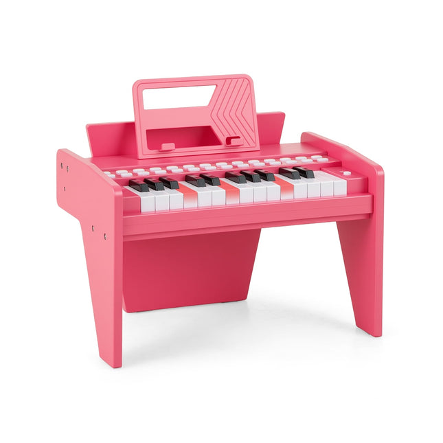 25-Tasten Kinder-Digitalpiano – Einstellbare Geschwindigkeit, Rosa