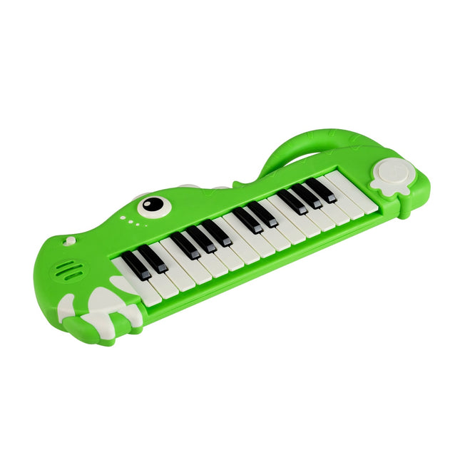 25-Tasten Kinder Digitalpiano mit Musik & Licht, Grün