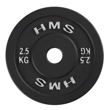 2.5 Kg Cast Iron Weight Plate, Black, 31 mm Hole