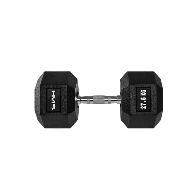 27,5 kg Hex-Hantel – Gummiert, Anti-Roll-Design