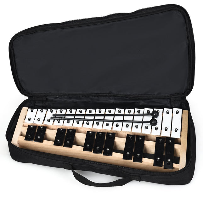 27-Ton-Xylophon mit 2 Schlägeln und Tragetasche Glockenspiel Handpercussion Percussion