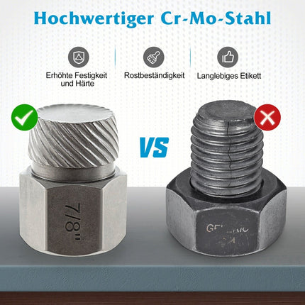 Sada vytahováků šroubů, 27 dílů, ocel Cr-Mo, 1/8"-7/8"