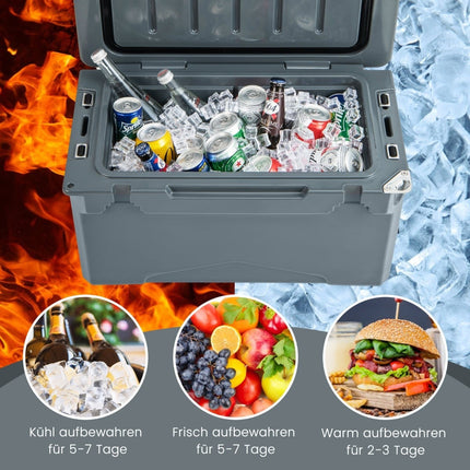 28L Portable Cooler with Bottle Opener & Handles