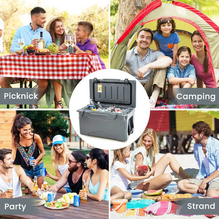 28L Portable Cooler with Bottle Opener & Handles