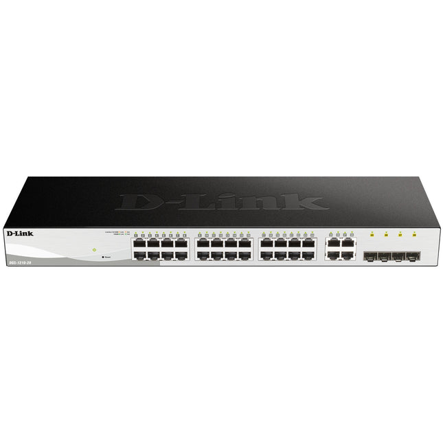 28portový gigabitový smart managed switch