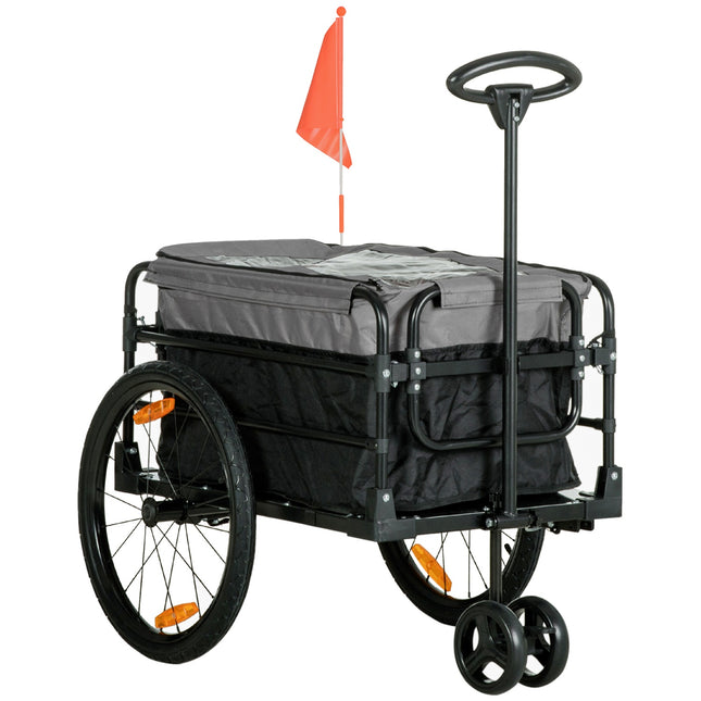 2v1 cyklovozík s koly 20", nosnost 40 kg