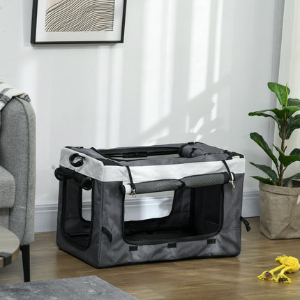 Hunde- und Katzenbuggy mit abnehmbarem Korb und Sicherheitsleine