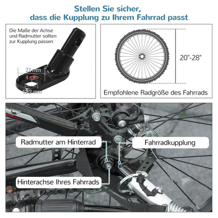 2-In-1 Hondenkar Multifunctionele Huisdierfietskar Ademend Oxfordstof Metaal Blauw