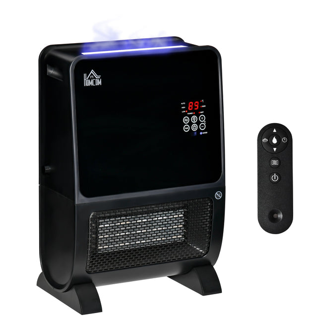 Elektrischer 2-in-1 Heizlüfter und Luftbefeuchter, Fernbedienung, 2000W