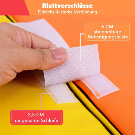 Lot de 2 blocs de construction en mousse pour enfants, pour courir et grimper, blocs de construction souples et blocs de construction géants rouges