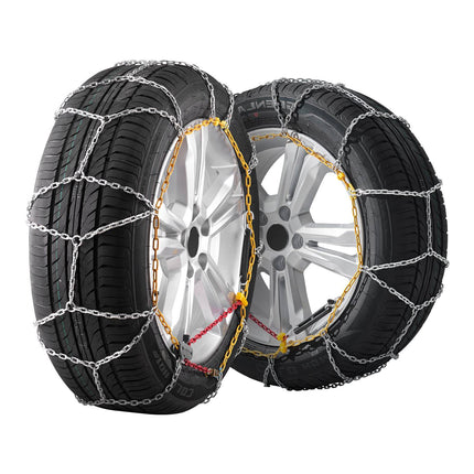 2-Pack Manganese Steel Snow Tire Chains, 225/70R15–245/45R18
