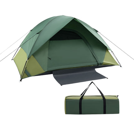 2-Personen-Campingzelt mit abnehmbarem Regenschutz, Grün