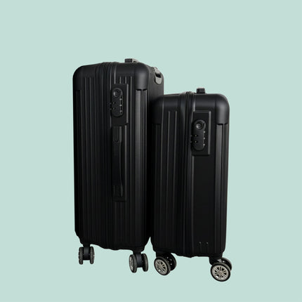 2-Piece Hard-Shell Luggage Set with 360 Wheels
