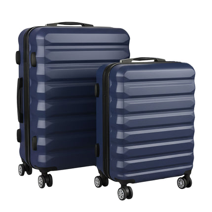 2-teiliges Hartschalen-Koffer-Set mit Rollen