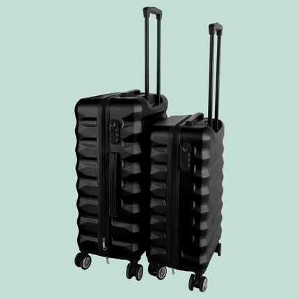 2-teiliges Hartschalenkoffer-Set mit Rollen
