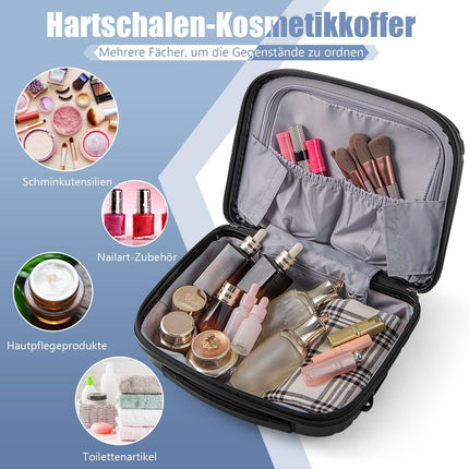 2-teiliges Reisekoffer-Set mit 20-Zoll-Handgepäck und 14-Zoll-Kosmetikkoffer
