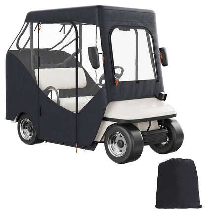 2-Seater Golf Cart Enclosure Cover – 59 in Roof, 600D