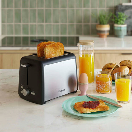 2-Scheiben-Edelstahl-Toaster, 800W