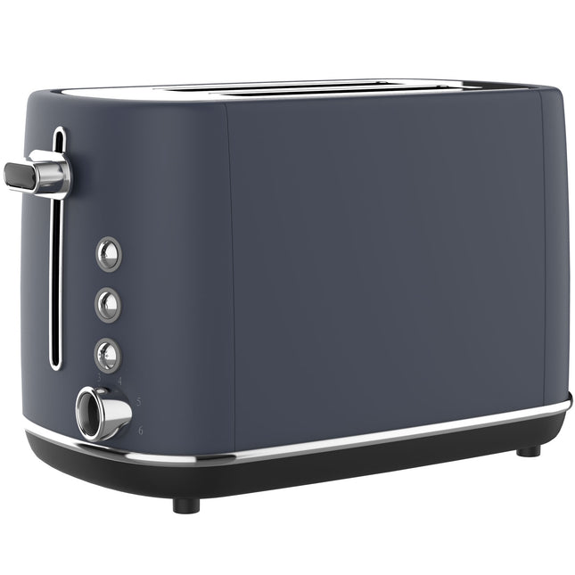 2-Schlitz-Toaster, 1050 W, 6 Bräunungsstufen, Blau